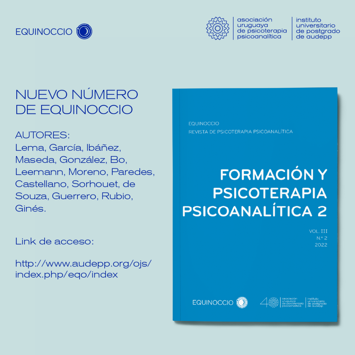 Equinoccio: Formación y Psicoterapia Psicoanalítica