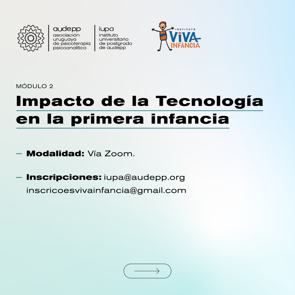 Seminarios Internacionales Viva Infancia / Fac. Santa Casa – AUDEPP / IUPA