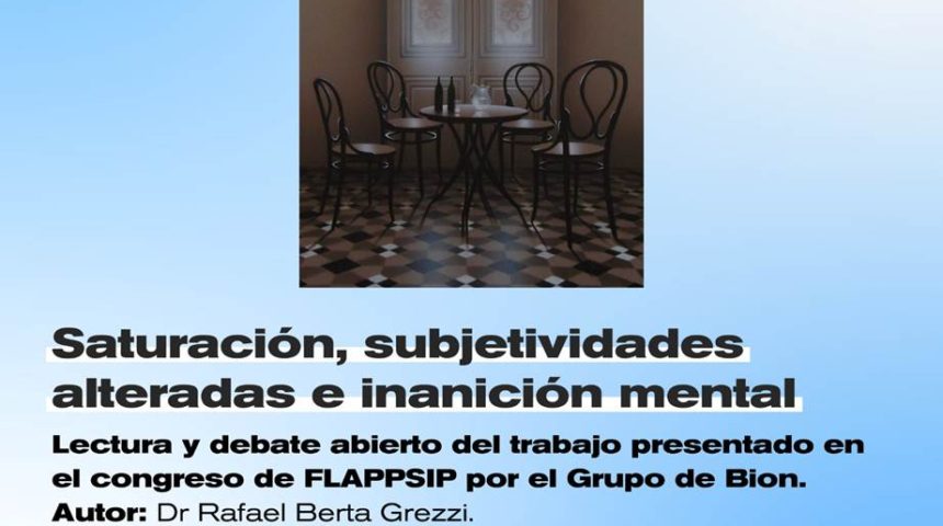 LECTURA Y DEBATE ABIERTO – GRUPO DE BION